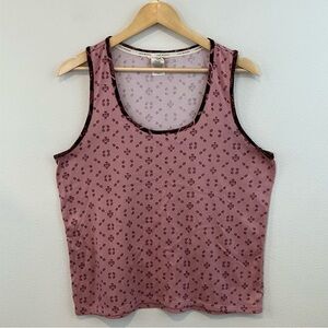 Lucky Brand | Pink & Burgundy Tank Top